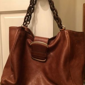 Leather  tote